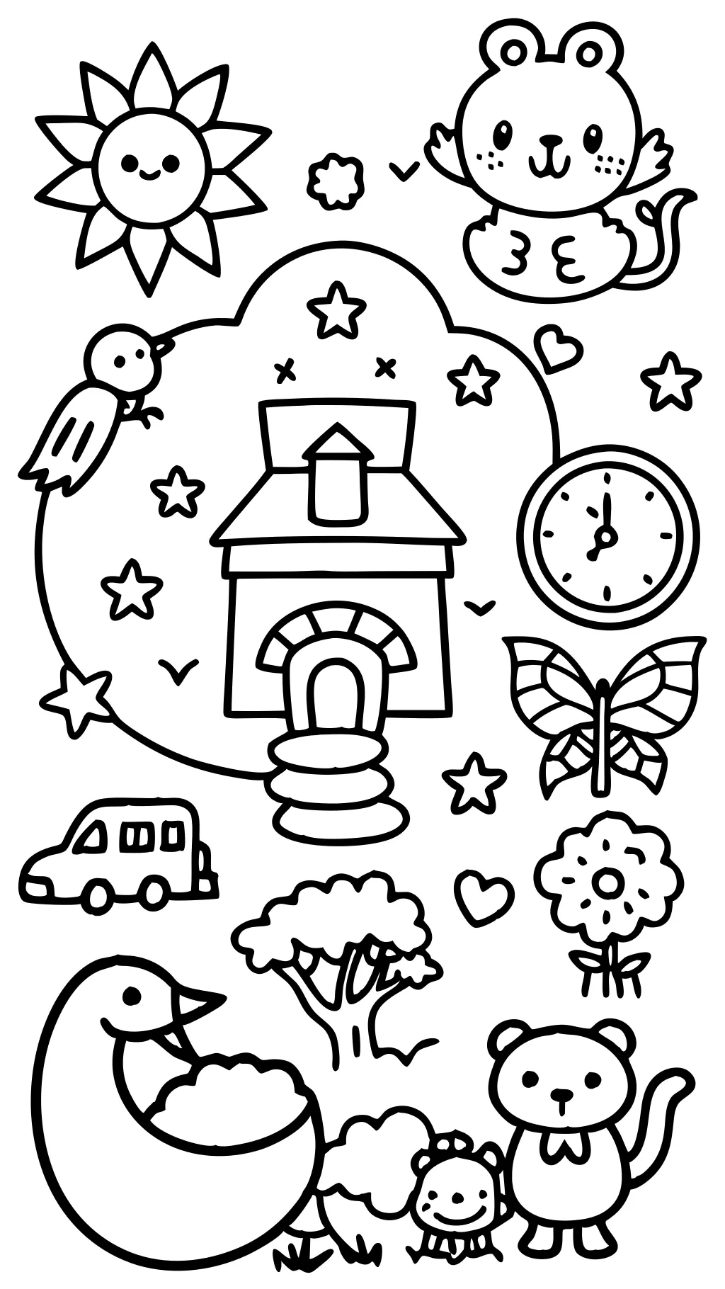 coloring pages for learning